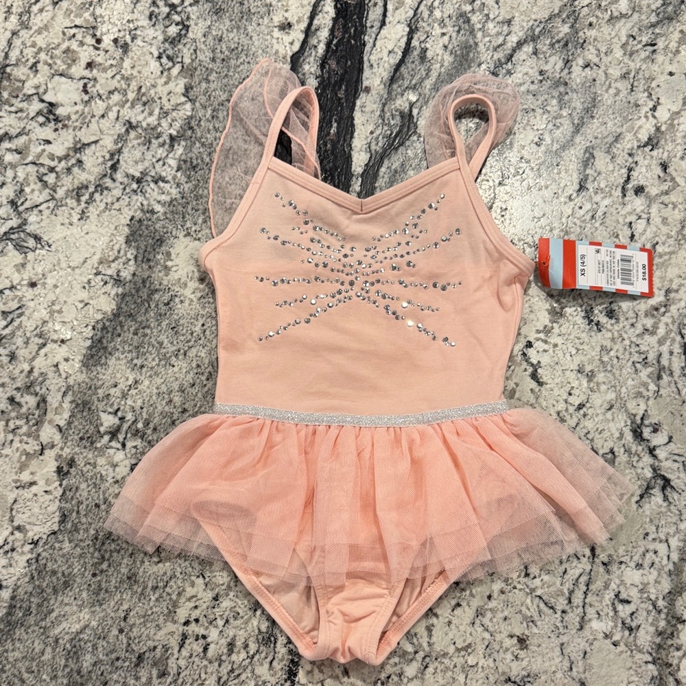 Cat & Jack Pink Tutu Dance Outfit
